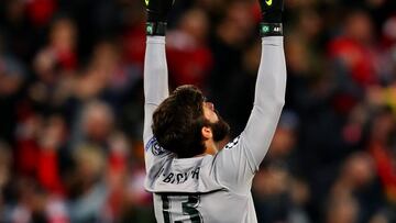 Alisson, portero del Liverpool