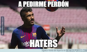 Paulinho protagonista de los memes del Getafe-Barcelona