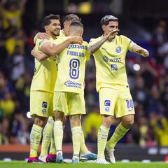 América anotó cuatro goles en 10 minutos contra Mazatlán