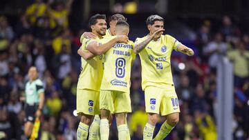 during the game America vs Mazatlan FC, corresponding to Round 04 of the Torneo Clausura 2023 of the Liga BBVA MX, at Azteca Stadium, on January 28, 2023.
<br><br>
durante el partido America vs Mazatlan FC, Correspondiente a la Jornada 04 del Torneo Clausura 2023 de la Liga BBVA MX, en el Estadio Azteca, el 28 de Enero de 2023.