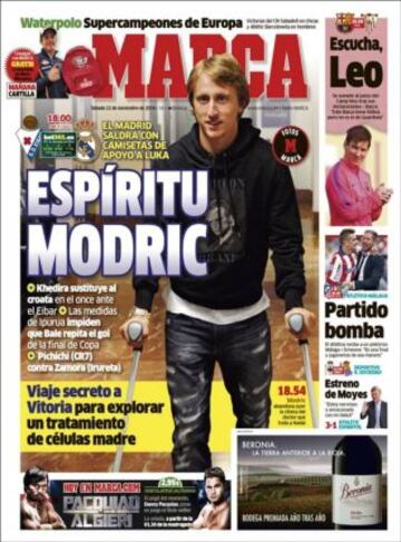 Portadas de la prensa deportiva