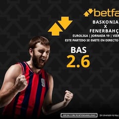 Baskonia vs. Fenerbahçe: horario, dónde ver, pronósticos y clasificación