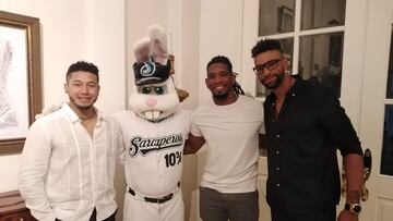 Jugadores de los Saraperos de Saltillo presentes en la Gala de la LMB.