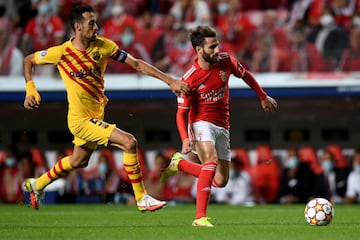 Rafa Silva y Sergio Busquets.