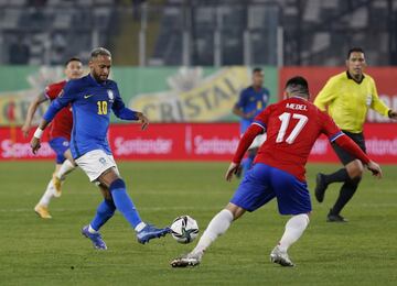 La nueva camiseta que la Roja lució en el duelo ante Brasil