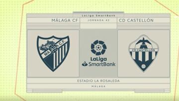 Resumen y goles del Málaga vs. Castellón de la Liga Smartbank