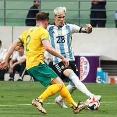 Garnacho debuta con Argentina: “Si esto es un sueño...”