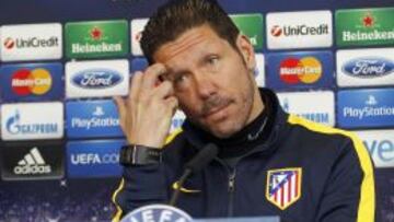 Simeone: "Veo difícil que Diego Costa juegue ante el Barça"