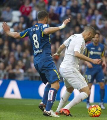 Karim Benzema y Medhi Lacen.