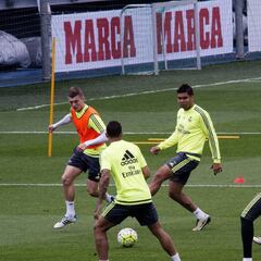 Jesé se entrenó con el grupo; Cristiano y Benzema, ausentes