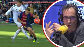 Iturralde explica por qué se dijo “menos mal” en la sala VOR con la mano de Fermín: “Puede ser...”