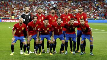 Los once jugadores m&aacute;s utilizados por Lopetegui en la fase previa forman un gran bloque, que se debe parecer mucho al que utilice en el Mundial. Pero ese equipo, arriba en un fotomontaje, no form&oacute; nunca en el once inicial.