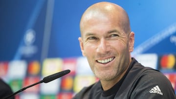 Zidane, en la conferencia de prensa.