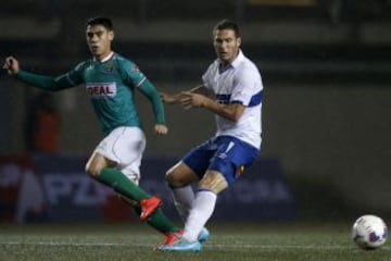 Audax se impuso por 3-0 en La Florida a Universidad Católica.