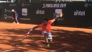El chileno superó en dos sets al argentino Pedro Cachín, décimo tercer favorito del torneo uruguayo.