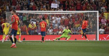 2-0. ?lvaro Morata marc¨® el segundo gol de penalti.