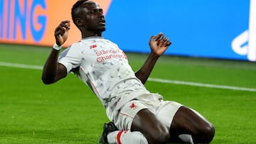 Sadio Man&eacute; celebra un gol al Bayern M&uacute;nich.