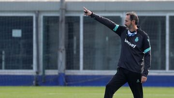 Vicente Moreno, entrenador del Espanyol.