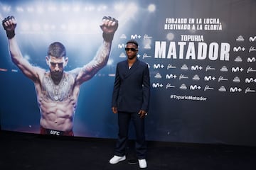 Vinicius, Carvajal y Courtois, protagonistas en la alfombra roja de la película de Ilia Topuria