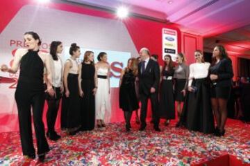 Premios AS 2014. Vicente del Bosque y Ana Mu?oz