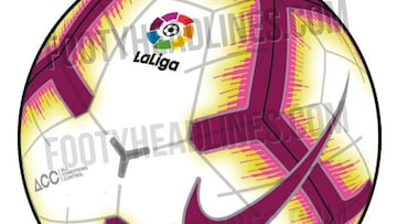 Se filtra cómo será el balón de LaLiga para la campaña 18-19