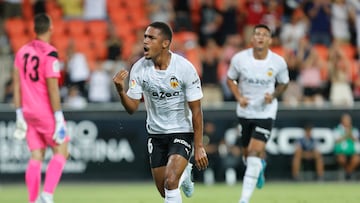 04/09/22  PARTIDO PRIMERA DIVISION 
VALENCIA - GETAFE 
SEGUNDO GOL SAMUEL LINO 2-0 ALEGRIA