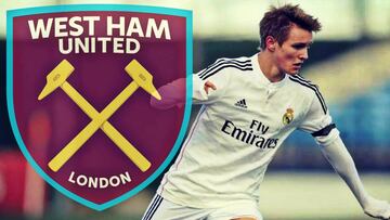 El West Ham se afana para tener lo más pronto a Odegaard