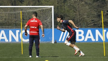 Obrador intentará llegar a tiempo para el Deportivo-Cádiz.