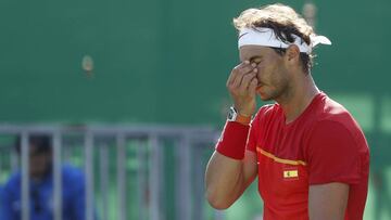 14/08/16 JUEGOS OLIMPICOS DE RIO DE JANEIRO 2016
PARTIDO POR LA MEDALLA DE BRONCE
TENIS . ESPAÑA - JAPON
RAFA NADAL - KEI NISHIKORI