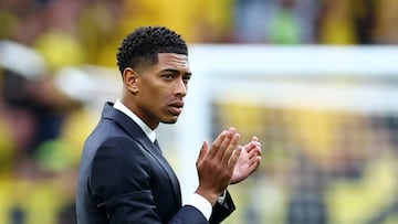 The Spanish giants agreed a fixed fee of well over $100 million with Borussia Dortmund in the summer of 2023 for the transfer of the English star.