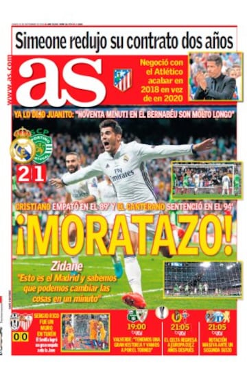 Las portadas de AS de septiembre