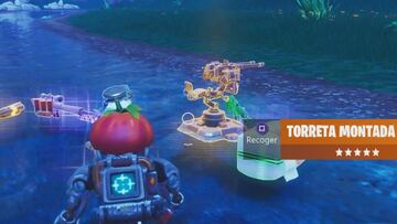 Fortnite Battle Royale: Así es la nueva torreta montada