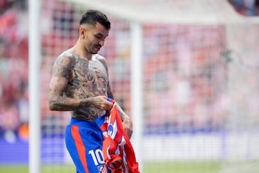 Ángel Correa: “Hoy fue mi último partido en casa”