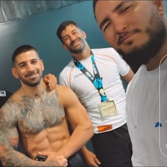 Topuria recibe la visita de Omar Montes antes de su regreso a la UFC