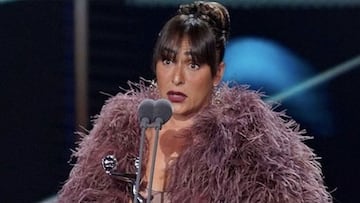 Candela Pe?a, tras ganar el premio Platino: ¡°No tengo un duro¡±