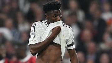 Tchouameni, jugador del Real Madrid.