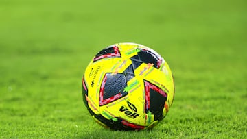 Official ball Voit during the 9th round match between Mazatlan FC and Monterrey as part of the Liga BBVA MX, Torneo Clausura 2025 at El Encanto Stadium, on February 25, 2025 in Mazatlan, Sinaloa, Mexico.