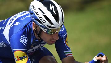 Elia Viviani durante una etapa del pasado Tour de Francia