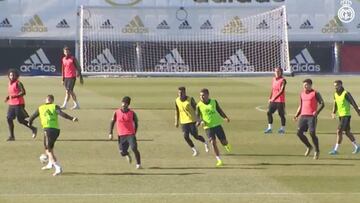 El Madrid se entrena sin Bale y Benzema, bajas en la Supercopa