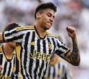 Kaio Jorge presiona a la Juventus