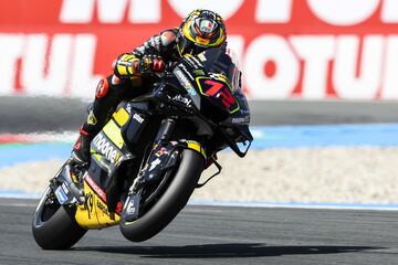 Marco Bezzecchi durante el esprint del Gran Premio de Países Bajos en el Circuito de Assen.
