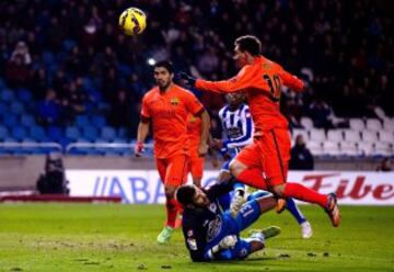 0-2. Messi anotó el segundo tanto.