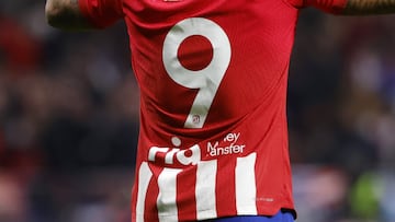 Memphis Depay con el Atlético.