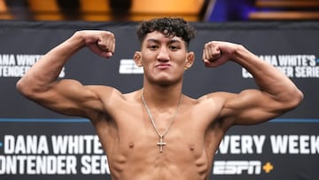 The 18-year-old high school student made history in the UFC and MMA world when he faced Jay Perrin last Saturday in Las Vegas.