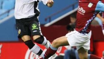 <b>POBRE IMAGEN. </b>El Valencia no fue capaz de poner ayer en apuros al Aston Villa en Birmingham.
