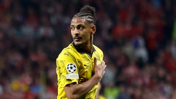 10/04/24 PARTIDO CUARTOS CHAMPIONS LEAGUE
ATLETICO DE MADRID - BORUSSIA DORTMUND
ALEGRIA GOL 2-1 SEBASTIAN HALLER