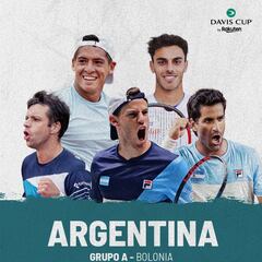 Schwartzman, Cerúndolo y Báez encabezan el equipo argentino para las Finales de la Copa Davis