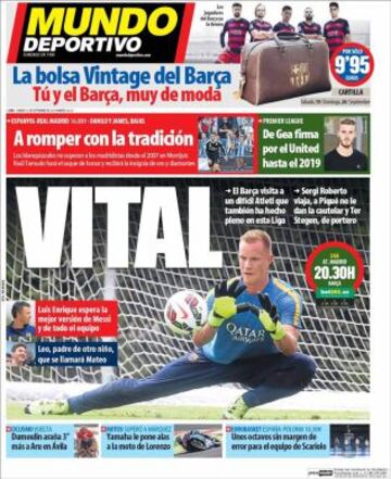 Portadas de la prensa deportiva