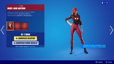 Cómo conseguir el skin Mary Jane Watson (Spider-Man) en Fortnite