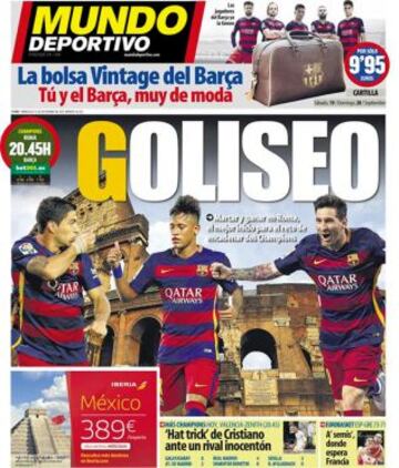 Portadas de la prensa deportiva